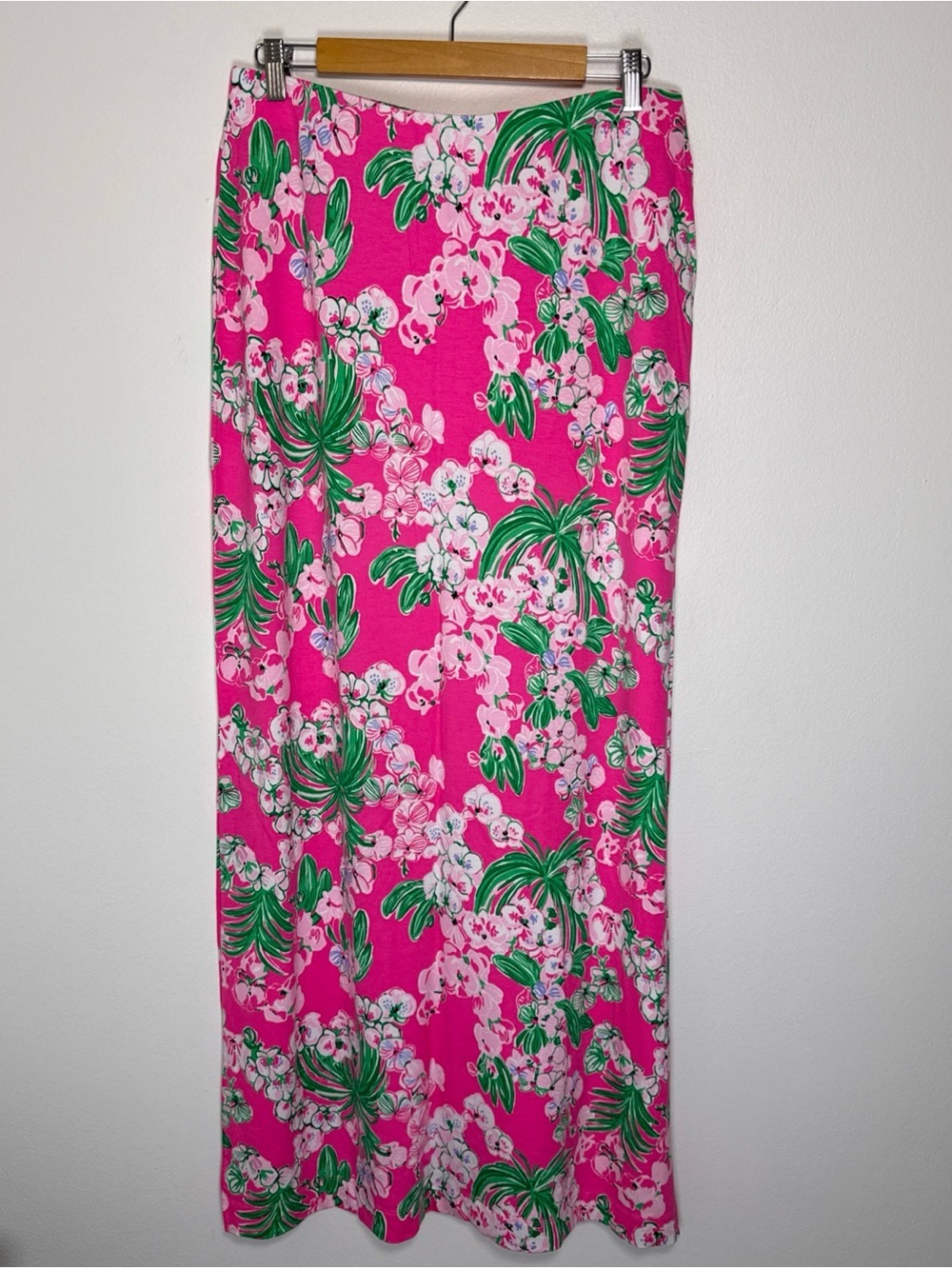 Lilly Pulitzer Minka Maxi Skirt Set Roxie Pink Worth A Look Sz Large Resortwear - Picture 6 of 14